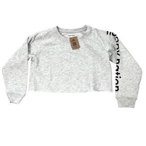 Happy Nation Cropped Sweater Sz Small/ Kids 7-8